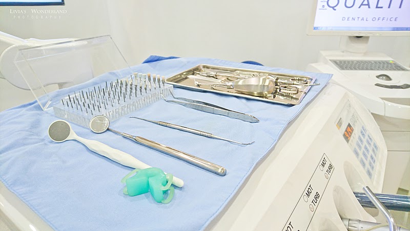 專業且經過完整消毒處理的牙科專用工具
